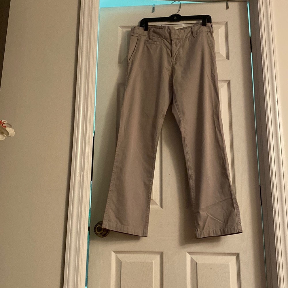 NEW Save Khaki United Chino Pants Size 31x 34 Tan Brown Light Twill Flat front